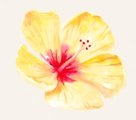 Exotic yellow, orange, and red flower icon symbolizing authenticity and the beauty of being yourself.