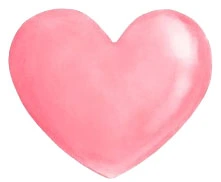 Elemento decorativo a forma di cuore utilizzato per valorizzare l’estetica della pagina con un tocco visivo morbido e romantico nel layout del prodotto.
