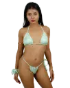 NAIA thong bikini bottom – Green Mirage