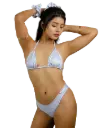 Suki - cheeky Bikini Bottom - Unicorn Mirage