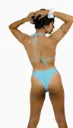 Poppy Sky Blue Bikini Bottoms – Full Coverage