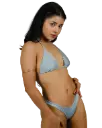 Poppy - Full Coverage Bikini Bottom – Light Grey