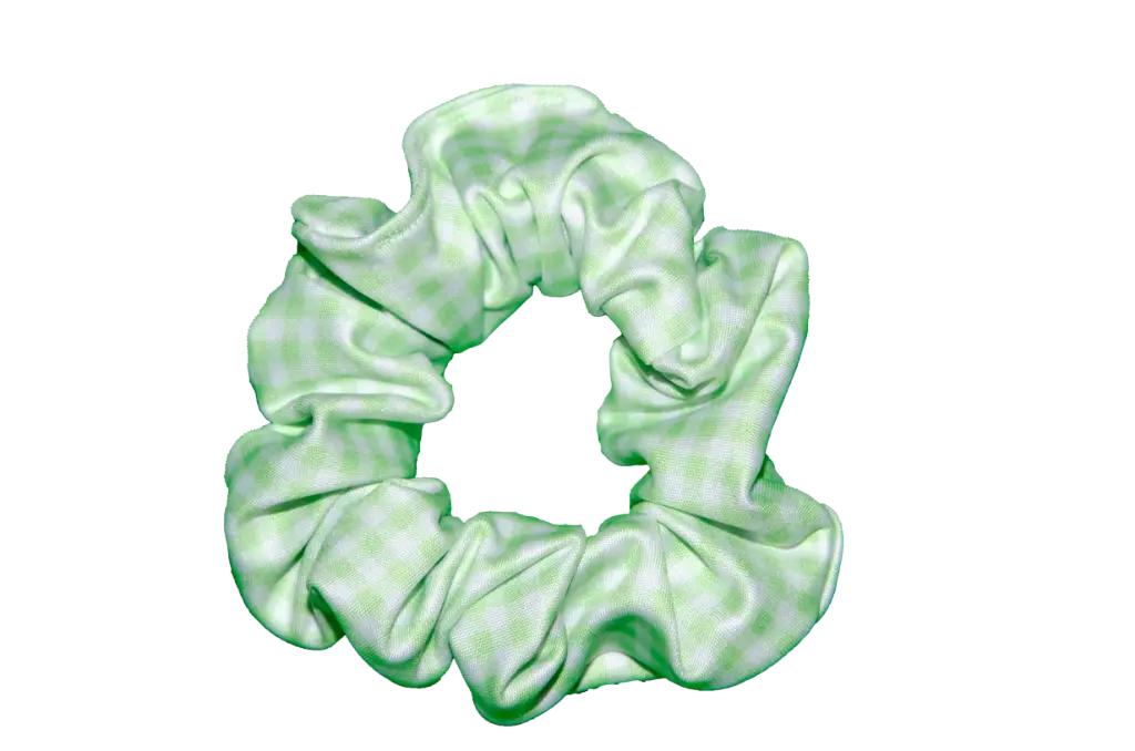 [HA-146] Scrunchie Hair Tie (Green Mirage)