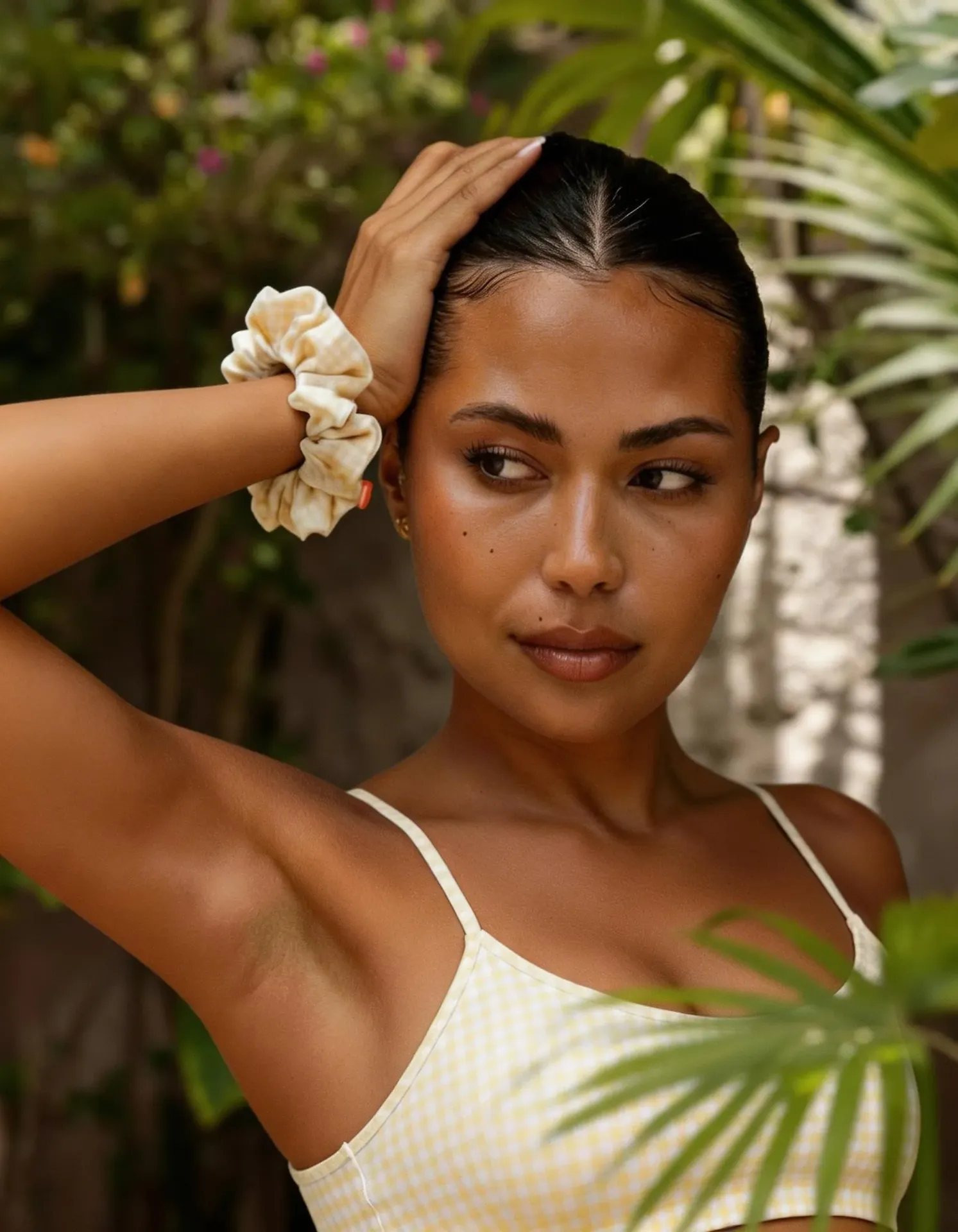 Scrunchie Hair Tie - Honey Mirage