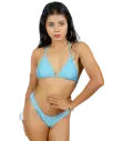 Naia Triangle Bikini Top – Sky Blue