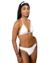 Suki - cheeky Bikini Bottom - White 
