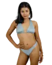 Suki - cheeky Bikini Bottom - Light Grey 