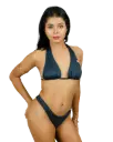 Suki - cheeky Bikini Bottom - Dark Grey 